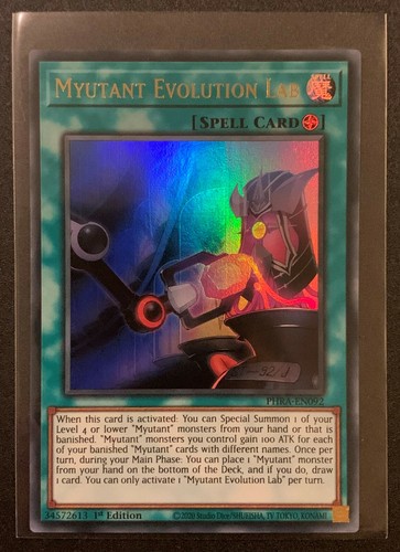 Myutant Evolution LabPHRA-EN092Ultra Rare1stPhantom RageYuGiOh