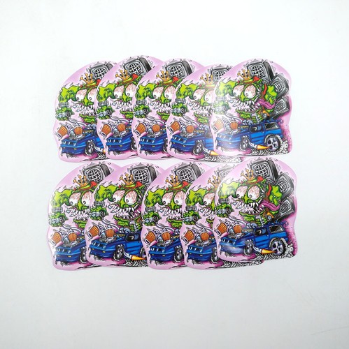 Details about / 10pcs Vinyl Decal Bicycle Graffiti Ed Roth Hot Rods Rat Fink Stickers