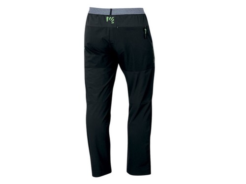 PANTALONI TREKKING UOMO KARPOS ESTATE 2500940 102 TRE CIME PANT BLACK//GREEN FLU