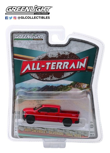 Greenlight 1:64 All Terrain Series 9 2019 Chevrolet Silverado LT Trail Boss Red