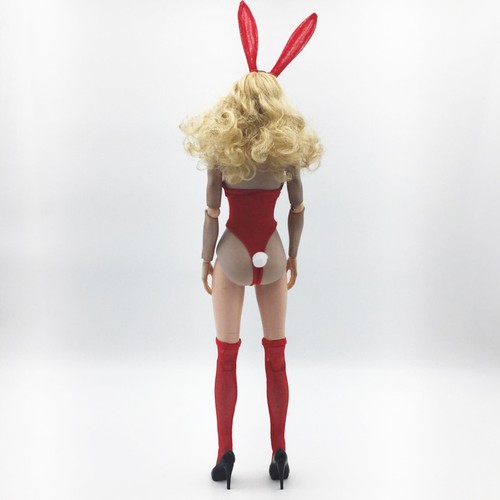 1//6 Female Doll Christmas Bunny Bodysuits Hair Band for Sideshow 12/'/' Figure