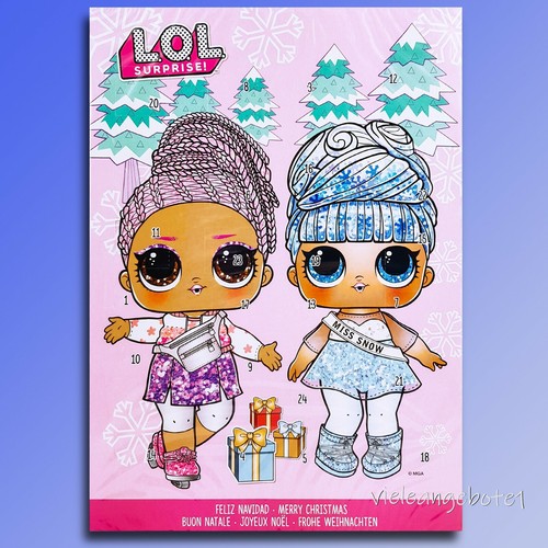 L.O.L surprise au Chocolat Calendrier de l/'avent lait entier chocolat de Noël calendrier