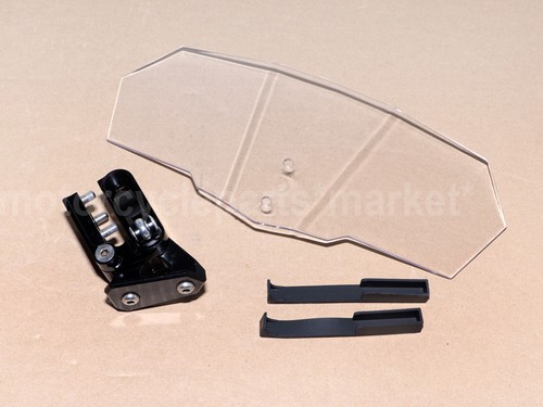 Adjustable Clip On Windshield Extension Spoiler For BMW G310 GS 2016 Clear