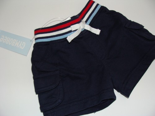 Gymboree Beach Crawler Baby Boys Size 0-3 Months Shorts Navy NWT NEW
