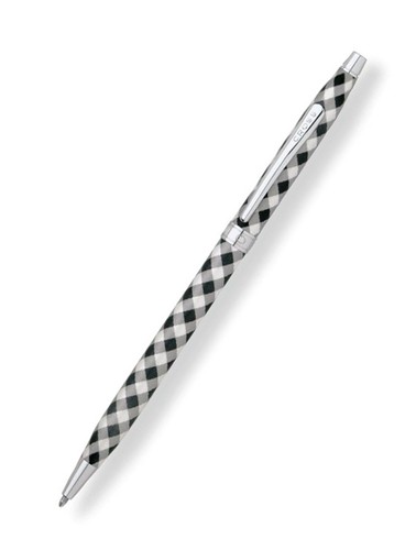 Cross Century Black Gingham Ballpoint Pen New In Box AT0082-66 Retired Pen