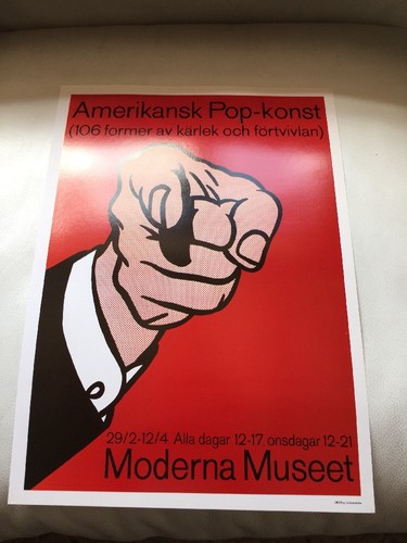 Roy Lichtenstein Amerikansk Pop-Konst 1963 Poster Pop Art