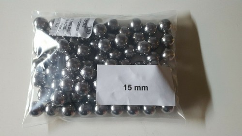 1 Kilo Stahlkugeln 15 mm für Steinschleuder oder Zwille