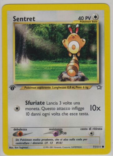 italiano Pokémon Sentret 1a Edizione Neo Genesis