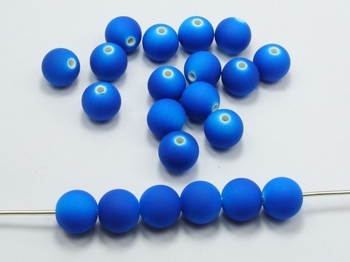 Color Choice 3//8/" 100 Matte Fluorescent Neon Beads Acrylic Round Beads 10mm