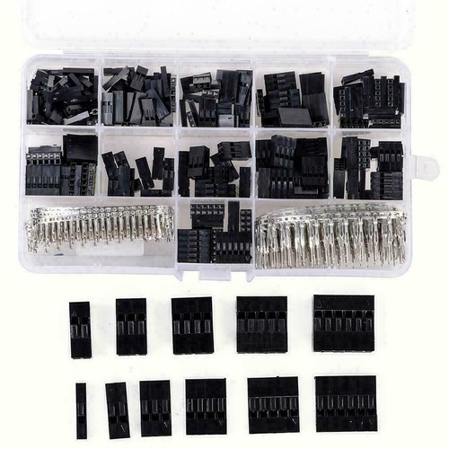 Dupont Wire Jumper Pin Header Connector Housing Kit 2.54 M//F pitch /& D6H5 J8W7