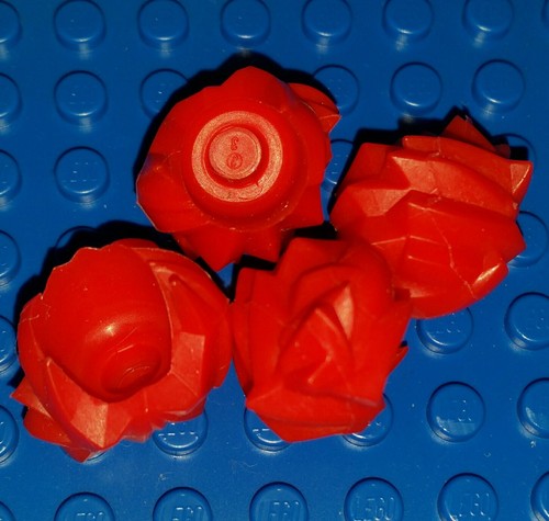 LEGO® Accessory Minifigure ONE Hair Bright Red Spike Spiky Wig headgear