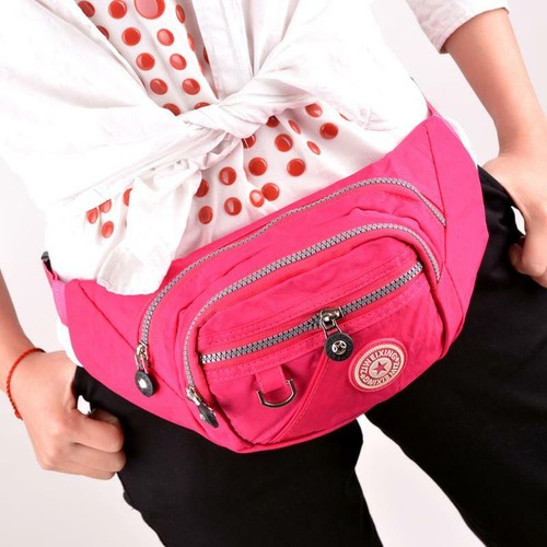 Fashion Unisex Waist Travel Belt Money Passport Wallet Pouch Ticket Bum Bag Fann
