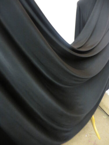1M BLACK LYCRA DRESS FABRIC 58/" WIDE