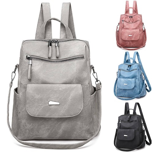 Women Vintage Backpack Girls College Rucksack Casual Ladies Shoulder Bag Satchel