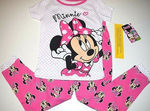 New Disney Minnie Mouse toddler girls pajamas 2T 3T 4T 5T Minnie Mouse pajamas