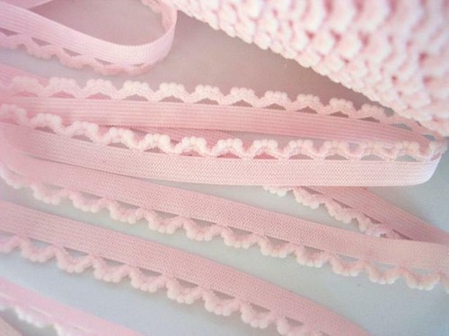 10 yards Elastic 1//2/" Soft Plush Eyelet Scallop Lace//trim//Baby//Sewing T30-Pink