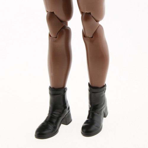 1//6 Scale Girls Ankle Boots Shoes for 12inch Female Action Figure Hot Toys B