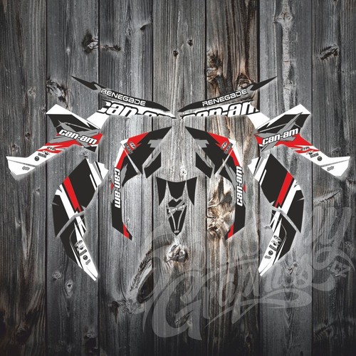 771 GRAPHICS BRP Can-am 1000 Renegade decals kit 2006-2018