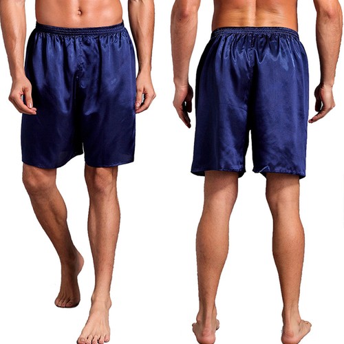 New Mens Silk Satin Pajama Sleepwear Homewear Robes Shorts Loungewear Underwear