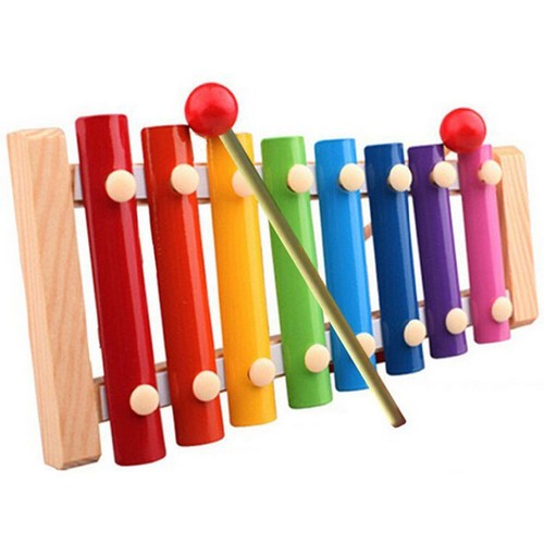 Baby Kid Musical Education Toys Xylophone Wisdom Development Wooden Instrument