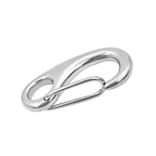 2x Edelstahl 316 Spring Gate Karabinerhaken Clip Marine Grade Lobster Claw