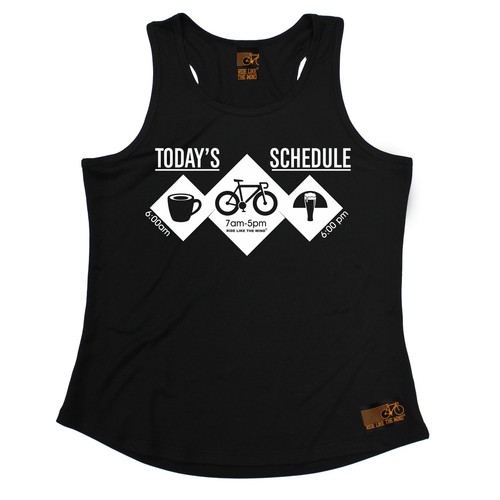 MENS Todays Shedule Bike Breathable tshirt Clothing T SHIRT TRAINING VEST