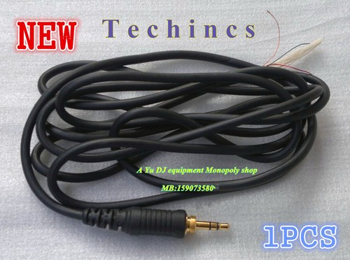 Technics Headphones Cable Cord Gold Plated plug FOR RP-DJ1200 RP-DJ1210 D3021 LV