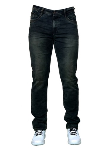 FREE RETURN BURK HEDGES by SEGA Regular Men/'s Black Jeans Faded Italian Design