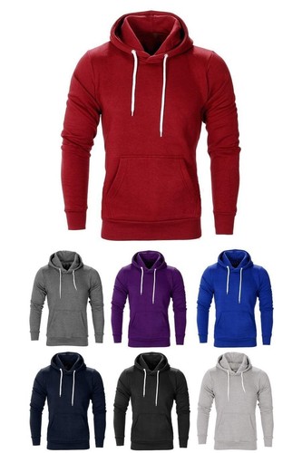 UK Inverno con Cappuccio da Uomo Felpe Con Cappuccio Felpa Maglione ponticello Outwear cappotto giacca Tops