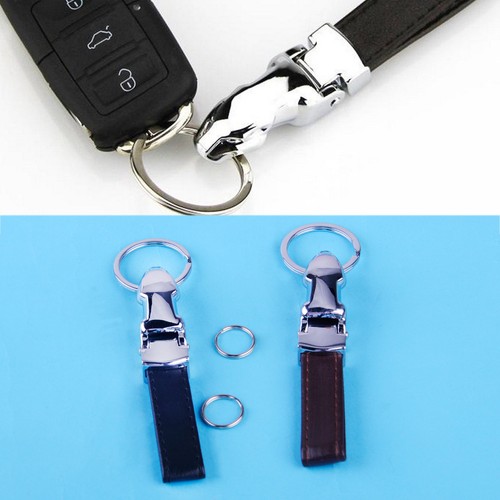 Leopard Kopf Echt-Lederband Schlüsselanhänger Schlüsselbund Keyring Für BMW VW