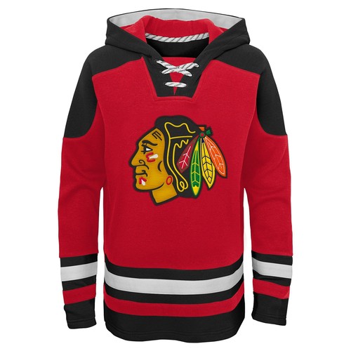 Fanáticos de Chicago Blackhawks Ageless deber-tener Sudadera Con Capucha Con Capucha-Juventud