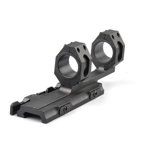 Quick Detach Cantilever Scope Ring Mount 25mm-30mm Dual Ring 20mm Rail Auto Lock