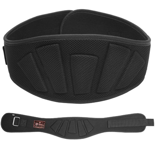 Weight Lifting Gym Belt Padded Workout NEOPRENE Training Back Support 6/" Wide