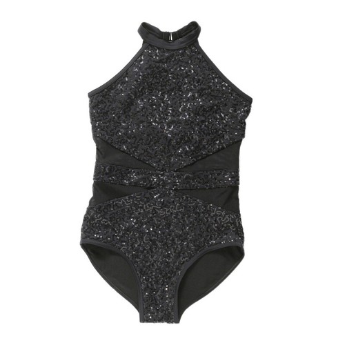 Sequins Kid Adult BodySuit Ballet Gymnastics Clothes DanceWEAR Leotard Jumpsuit