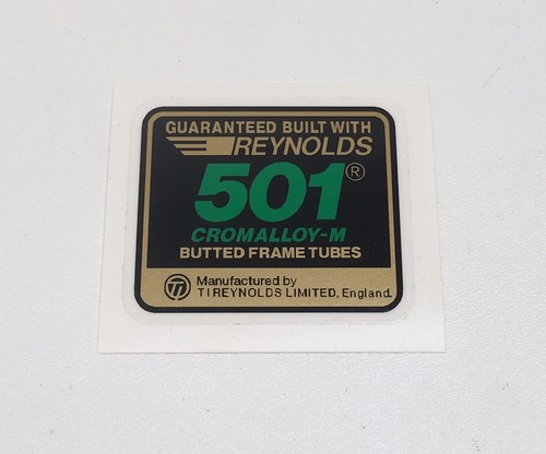 **OLD SCHOOL BMX /"REYNOLDS/" 501 CROMALLOY-M DECAL**