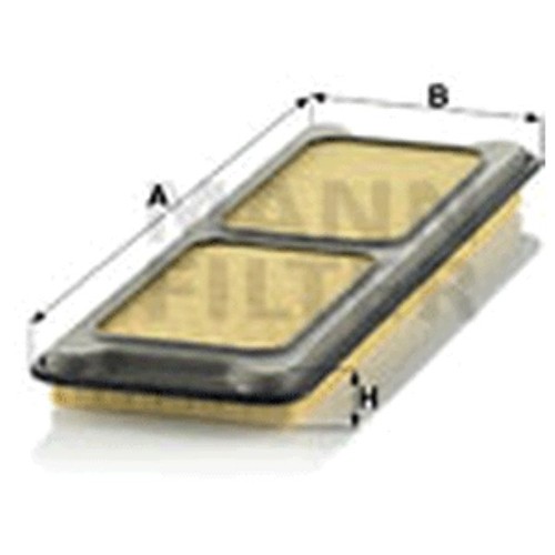 Mann Air Filter Element For Jaguar XJ 6 2.8 6 3.4 6 4.2