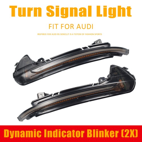For Audi A7 S7 RS7 2010-2017 Mirror Flasher Light LED Dynamic Turn Signal Light