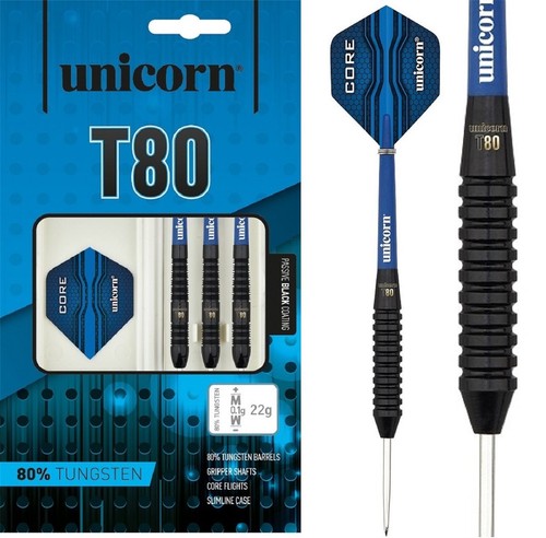 Unicorn Core T80 Black Steel A 22//29//36 Gramm