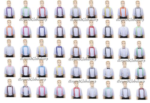 bow tie /& suspender set for new born Baby Toddler Kids Boys Girls