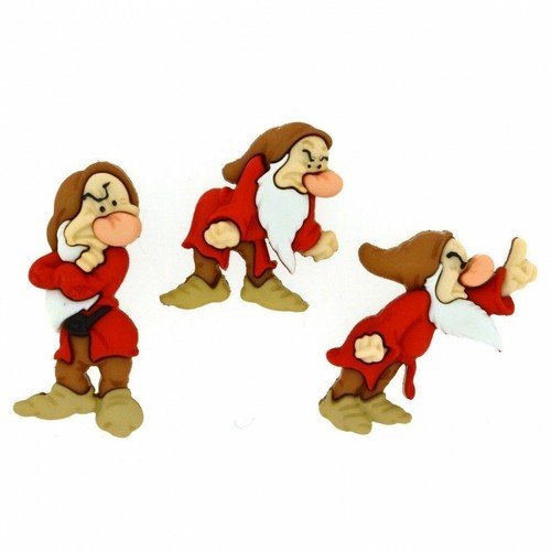 Dress It Up Licensed Embellishments-Disney Snow White Grumpy