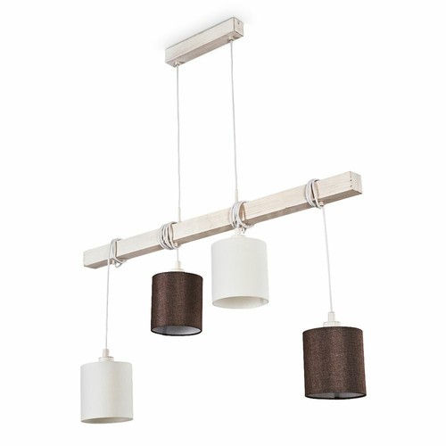 Holz Pendel Leuchte Hänge Beleuchtung Ess Wohn Schlaf Zimmer Lampen verstellbar