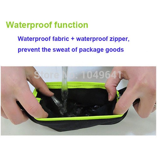 Running waterproof belt Casual waist sports bum bag to hold mobile keys 8 colors
