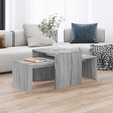 Set de Mesas de Centro Mesitas Auxiliares de Sofá Madera Contrachapada vidaXL