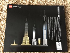 Lego ARCHITECTURE 21028 NEW YORK CITY INSTRUCTION MANUAL BOOKLET ONLY NO BRICKS