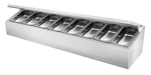 Gastronomie Aufsatzbord Gewürzbord mit Deckel