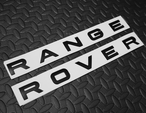2 X Negro Mate Range Rover Insignia L322 Sport P38 Delantero Trasero Clásico evoque