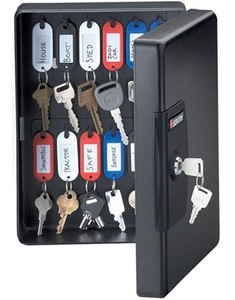 SentrySafe-KB25-KeyBox-with-25-Key-Hangers-Black