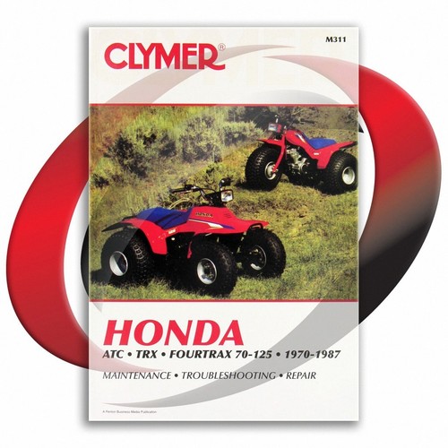 1986-1987 Honda Fourtrax 70 Repair Manual Clymer M311 Service Shop Garage