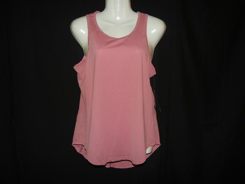 NWT Size S or XL Athletic Work/'s Women/'s Exercise Antique Rose Textured Tank Top