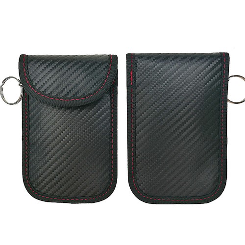 Carbon Fiber RFID Car Key Signal Blocker Case Signal Blocking Bag Shielding Bag